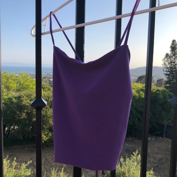 Lace up crop top NWOT - Picture 1 of 2